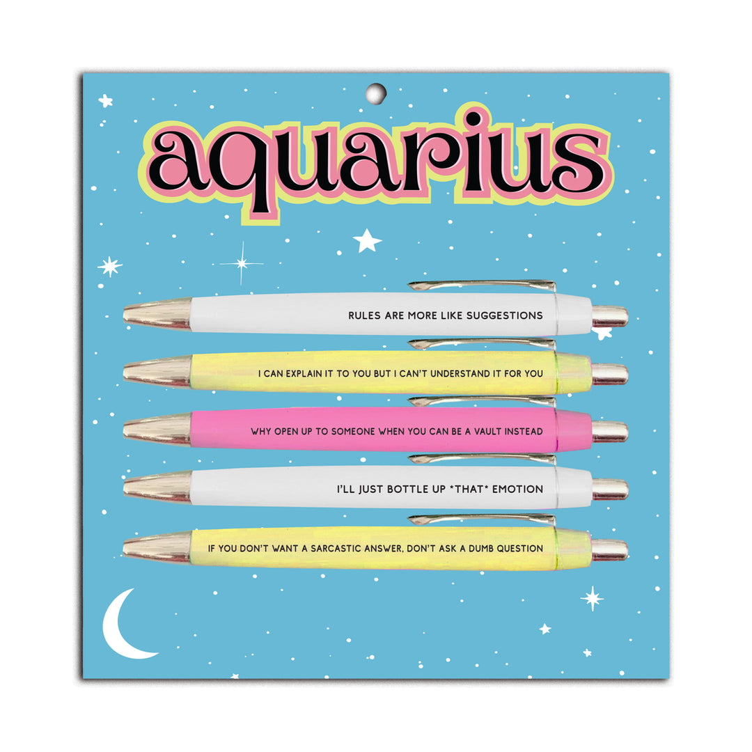 Fun Club Pen Set - Zodiac Edition-Pen Set-drinkingwaterbeekman