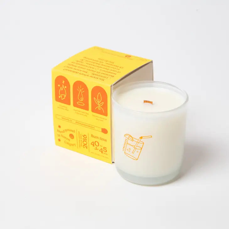 Lemonade - Coconut, Lime & Pine Coconut Soy Candle - 8 Oz