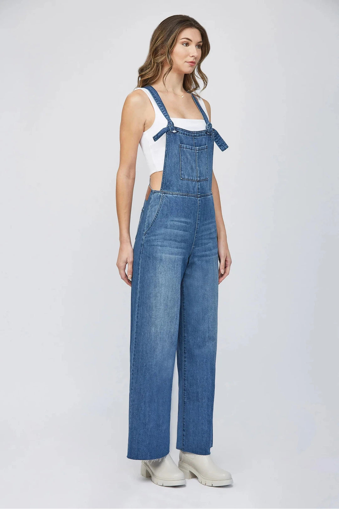 HIDDEN JEANS Dylan Straight Leg Overall-HIDDEN JEANS-drinkingwaterbeekman