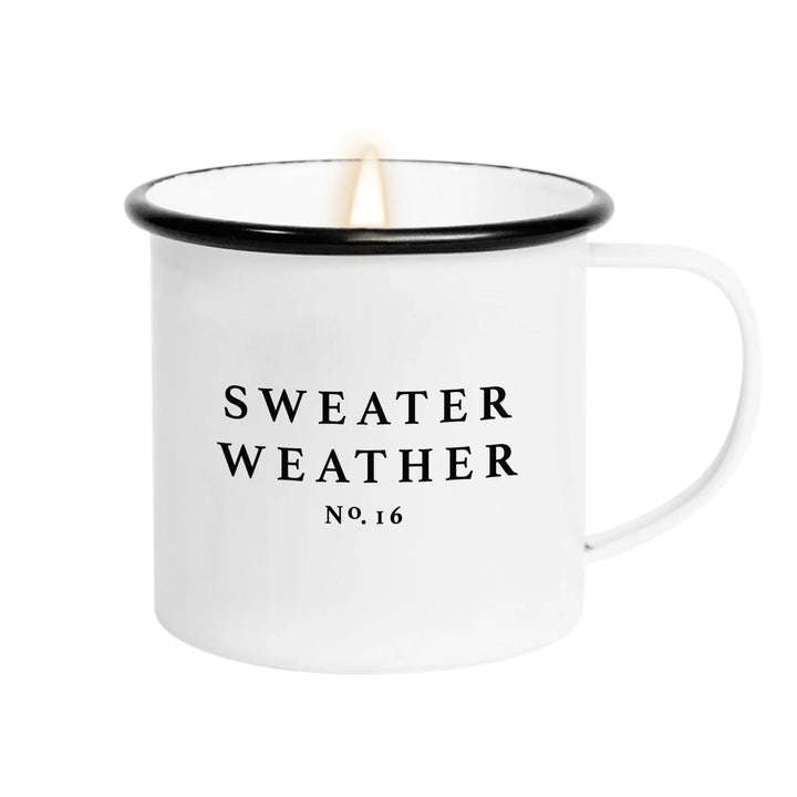 SWEET WATER DECOR - SWEATER WEATHER SOY CANDLE - MUG CANDLE-Sweet Water Decor-drinkingwaterbeekman