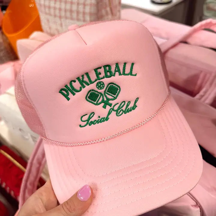 KENZKUSTOMZ - Pickleball Social Club Pink Trucker