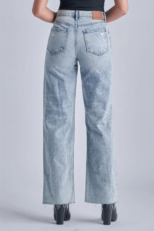 Hidden Jeans Logan Acid Wash Dad Jeans