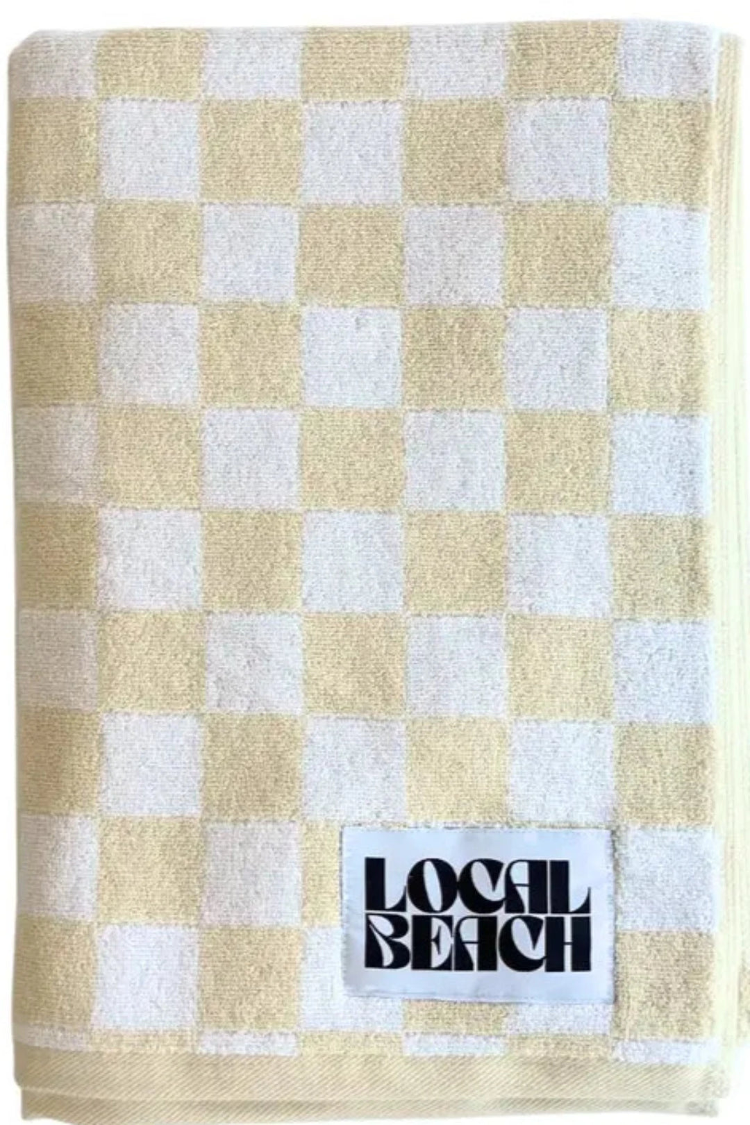 Local Beach Checker Beach & Bath Towel