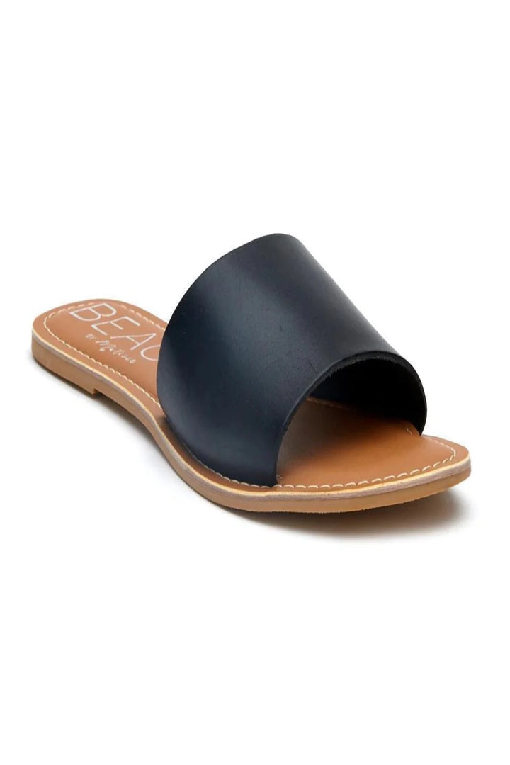 Matisse Cabana Slide Sandal - Black-MATISSE-drinkingwaterbeekman