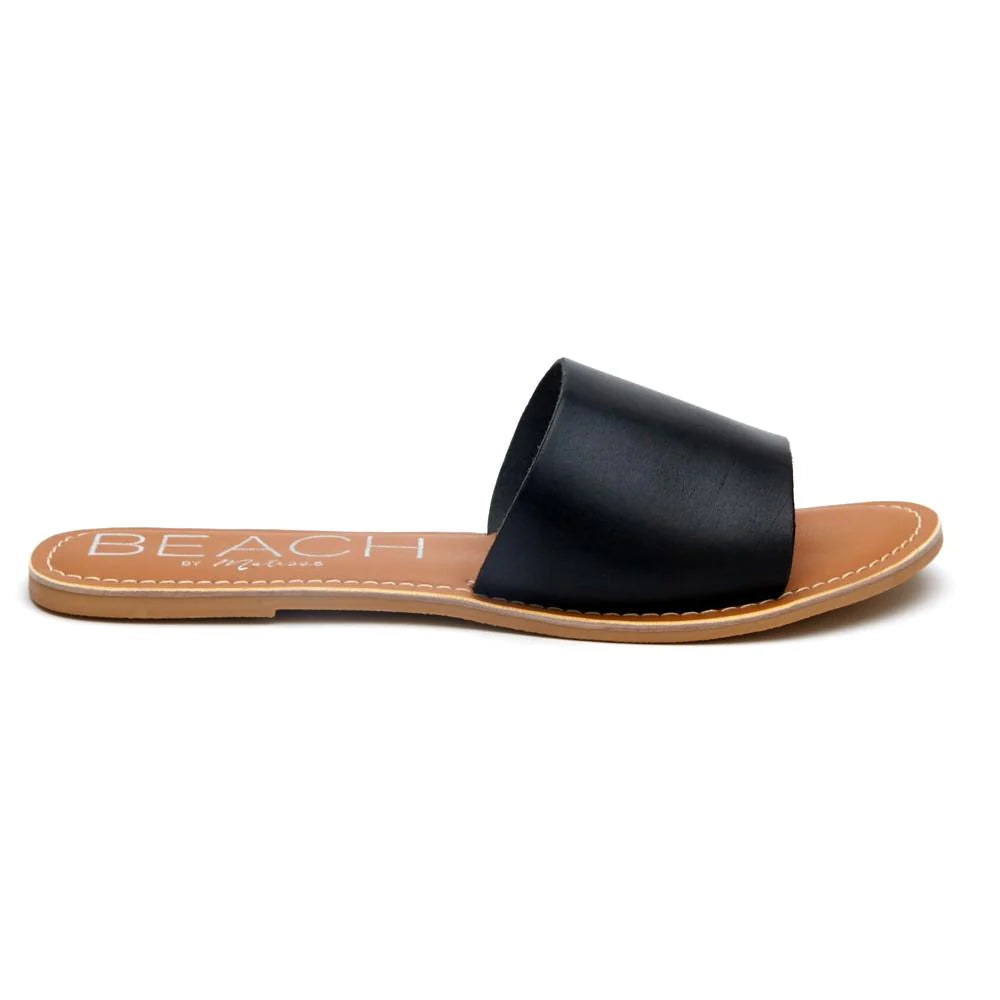 Matisse Cabana Slide Sandal - Black-MATISSE-drinkingwaterbeekman