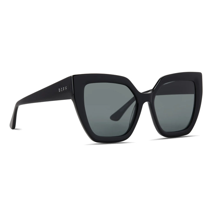 Diff Eyewear Blaire Black + Grey Polarized Sunglasses-DIFF EYEWEAR-drinkingwaterbeekman