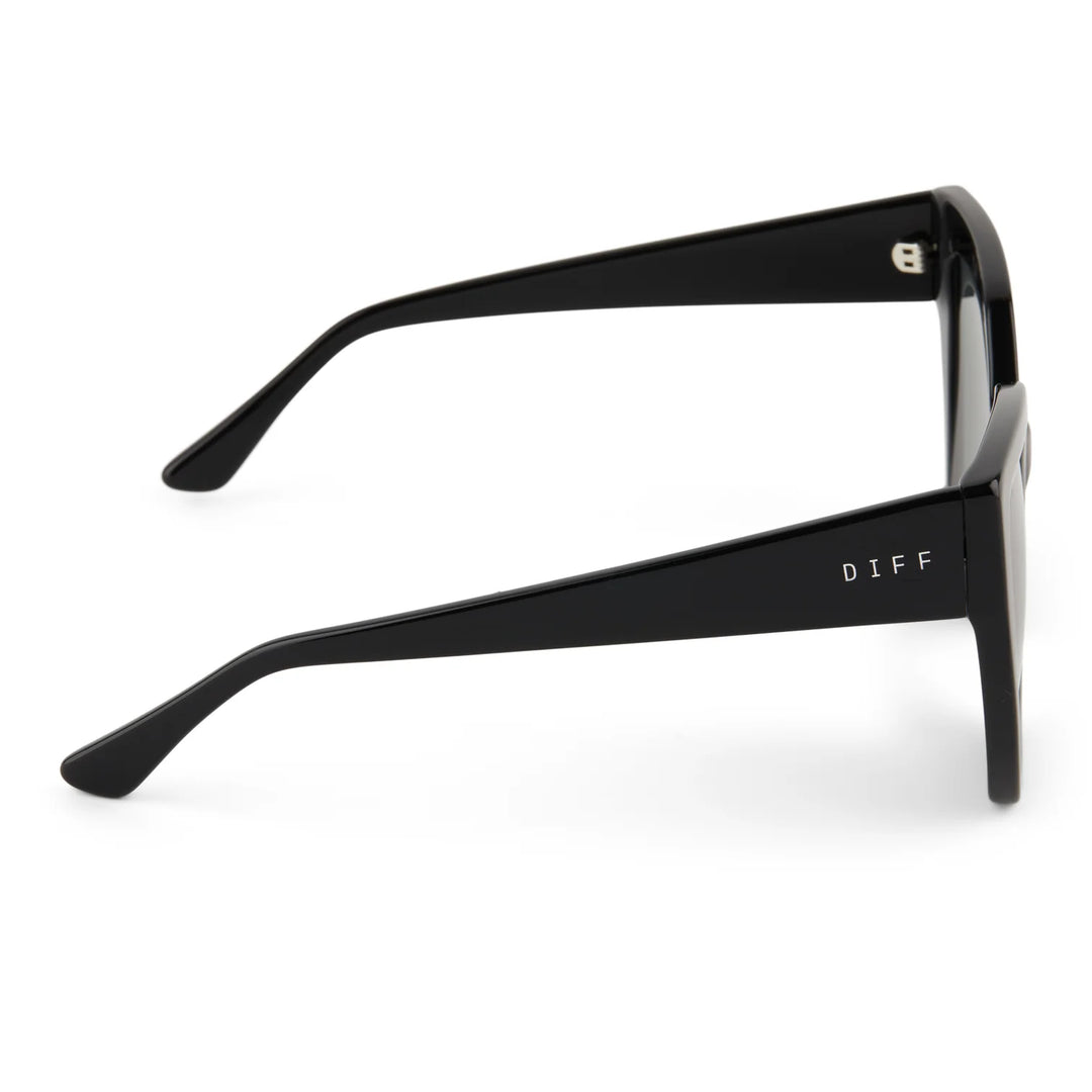 Diff Eyewear Blaire Black + Grey Polarized Sunglasses-DIFF EYEWEAR-drinkingwaterbeekman