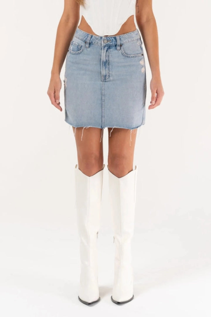 Hidden Jeans Peyton Mini Denim Skirt