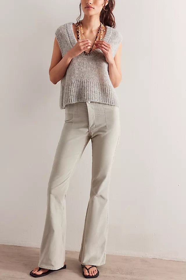 Free People Jayde Corduroy Flare Pants-Pants-drinkingwaterbeekman