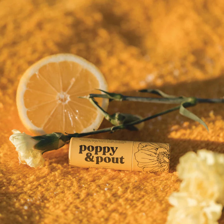 Poppy & Pout - Lip Balm - Lemon Bloom-POPPY & POUT-drinkingwaterbeekman