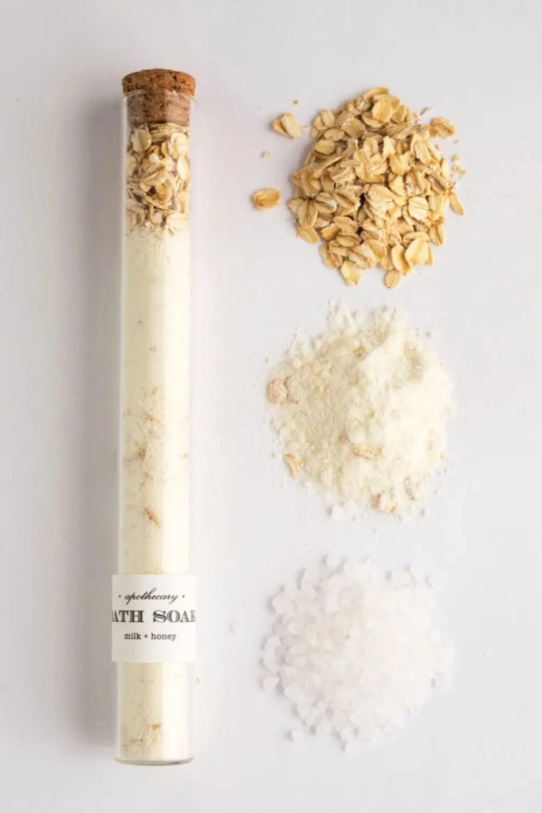 Nectar Republic - Bath Salts Soak Tube 2 oz - Milk + Honey