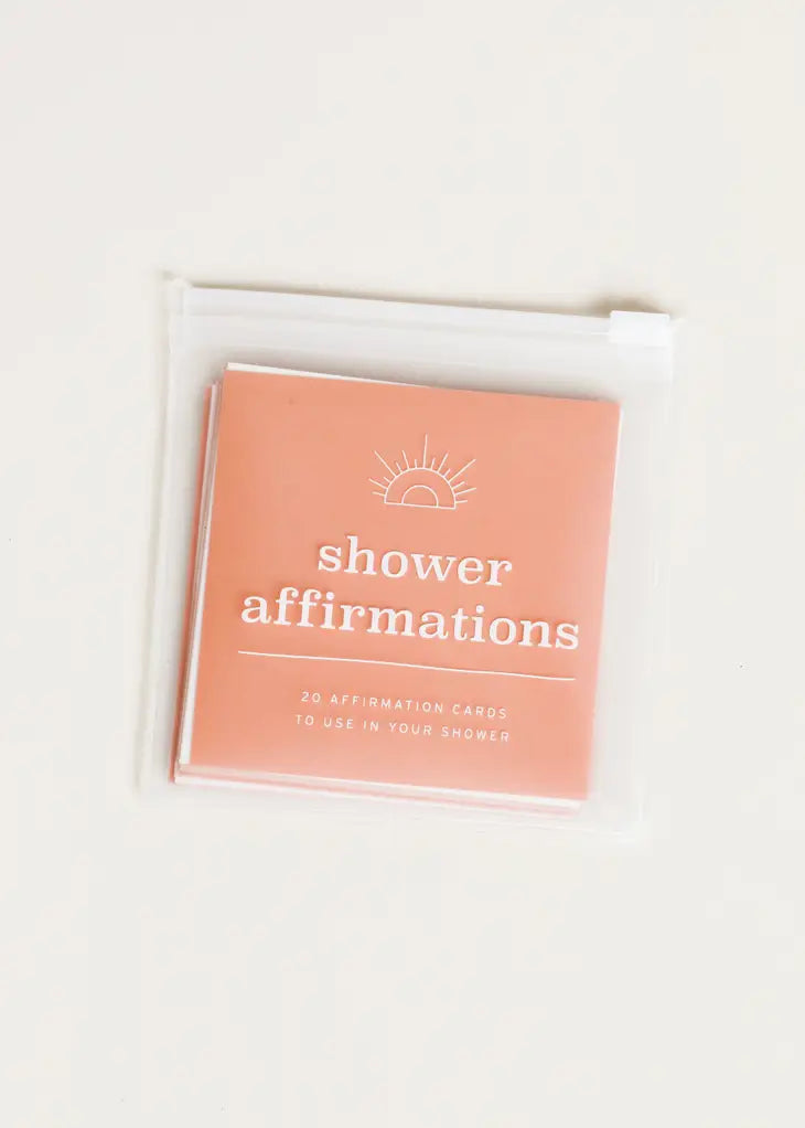 SHOWER AFFIRMATION CARDS - WELLNESS-JaxKelly-drinkingwaterbeekman