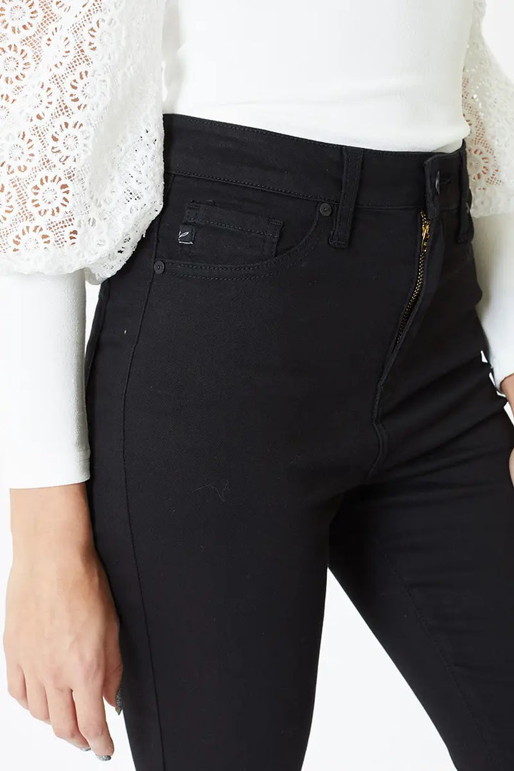 PARIS HIGH RISE SUPER SKINNY JEANS - BLACK