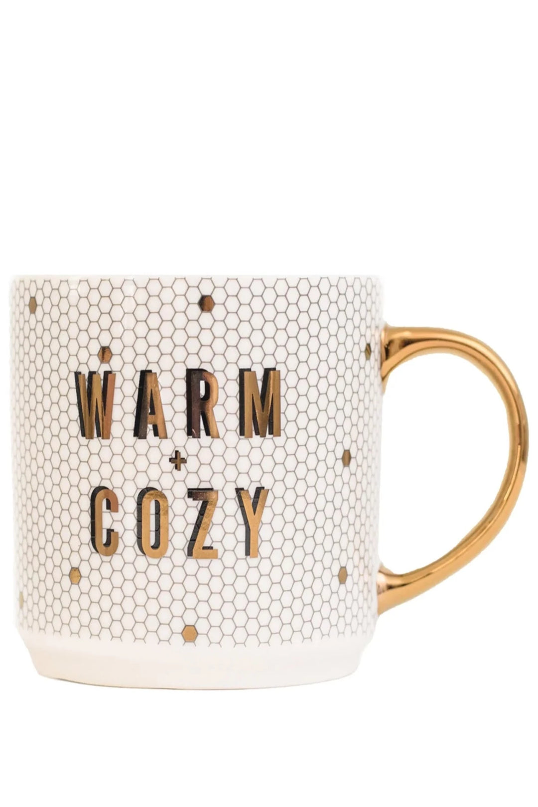 SWEET WATER DECOR - TILE COFFEE MUG - WARM AND COZY