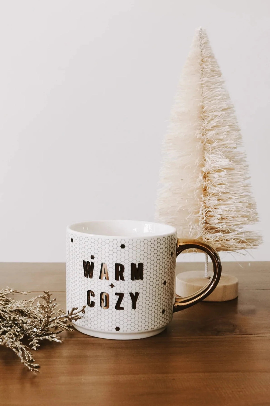 SWEET WATER DECOR - TILE COFFEE MUG - WARM AND COZY