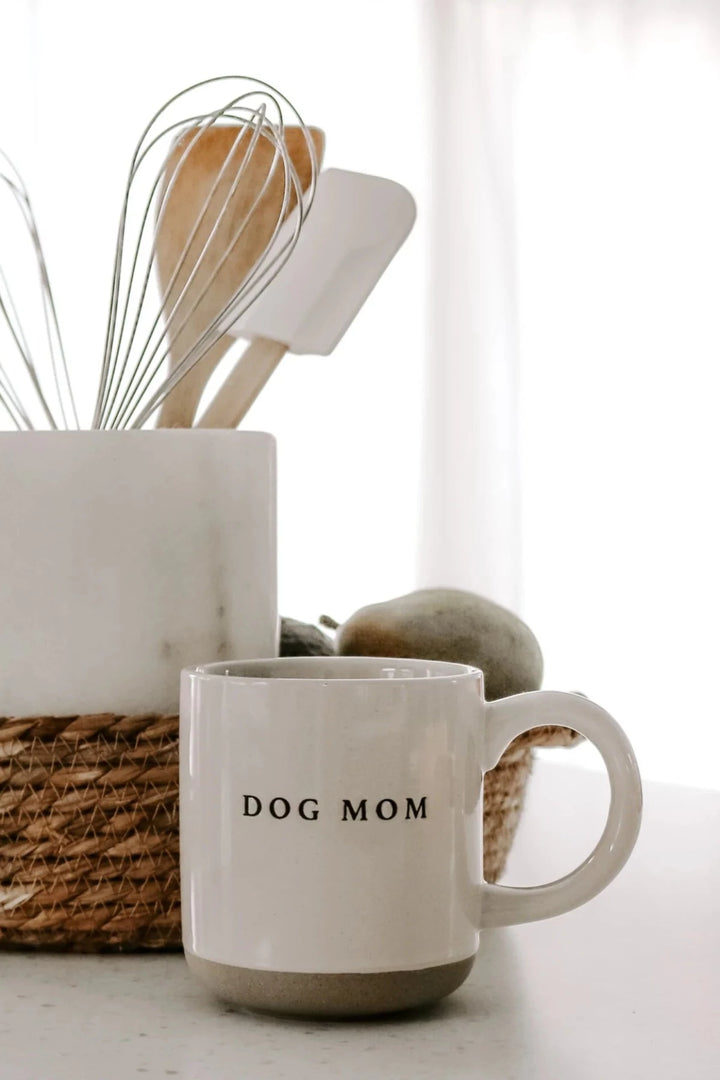 SWEET WATER DECOR - STONEWARE COFFEE MUG - DOG MOM