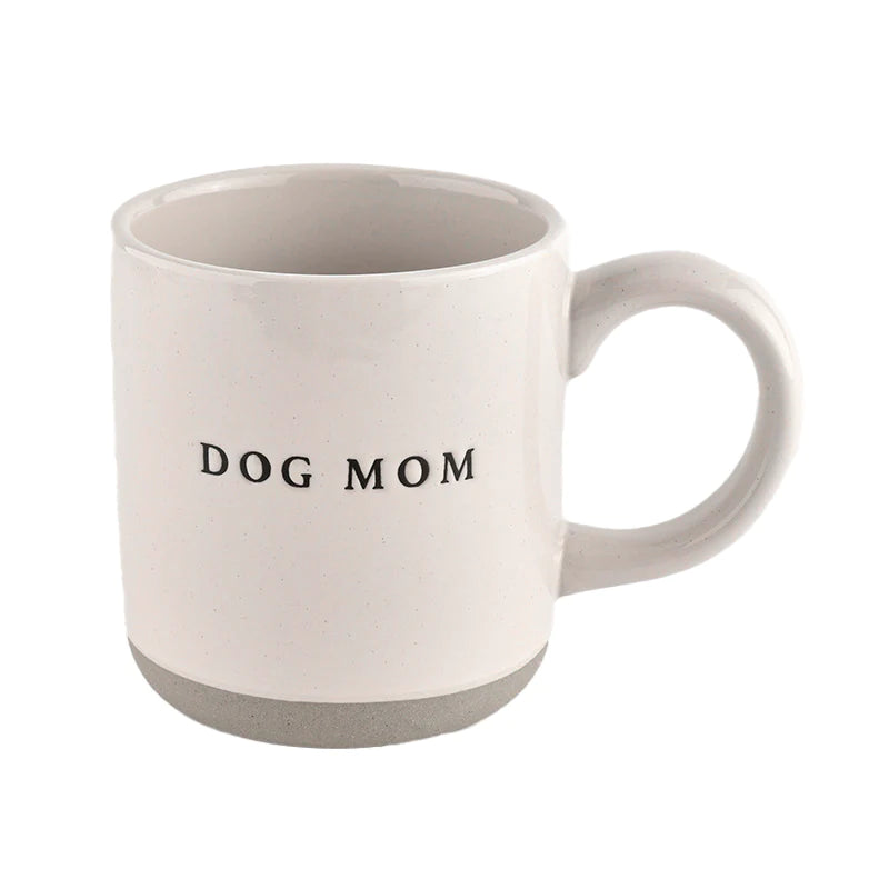 SWEET WATER DECOR - STONEWARE COFFEE MUG - DOG MOM