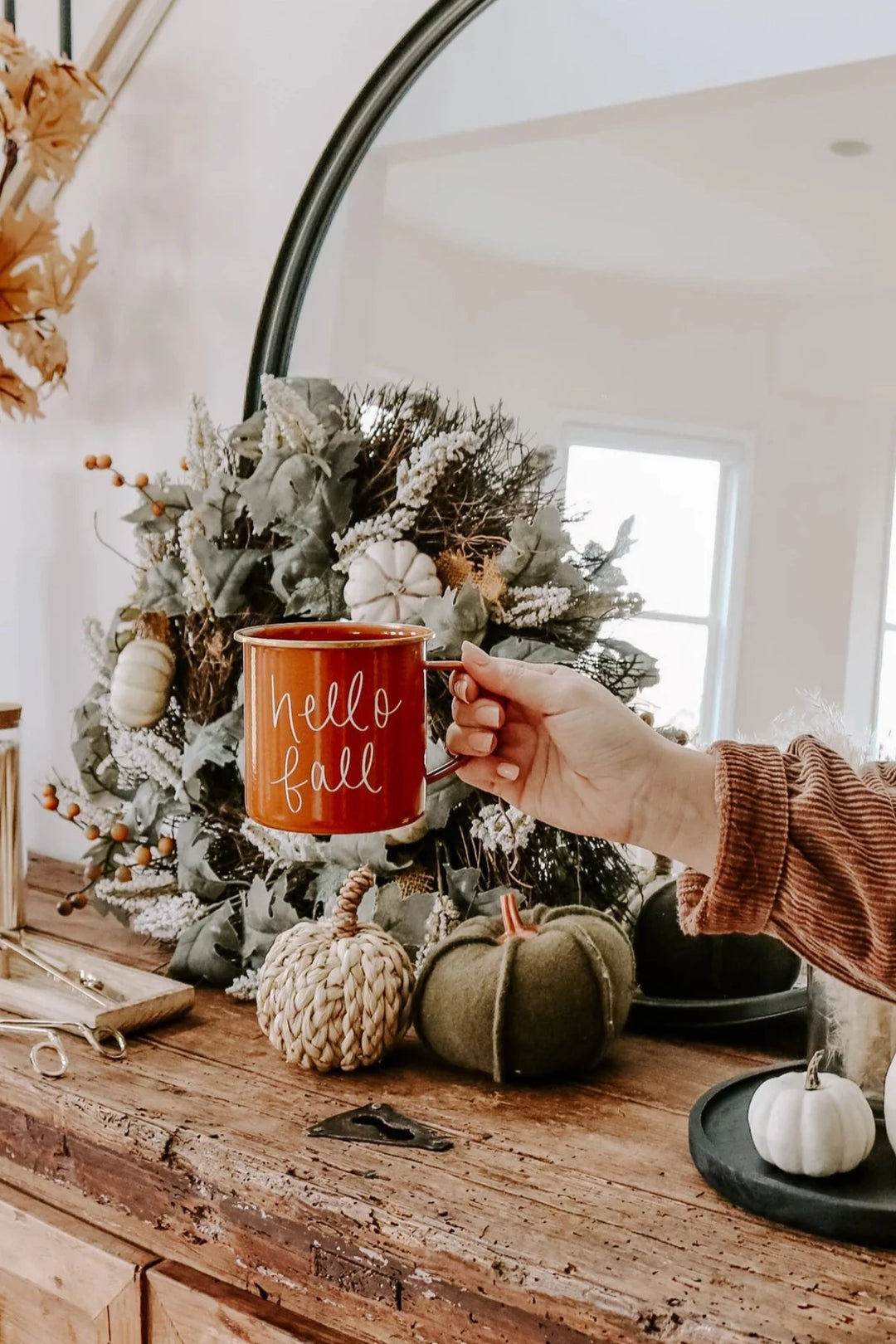 SWEET WATER DECOR - HELLO FALL CAMPFIRE COFFEE MUG