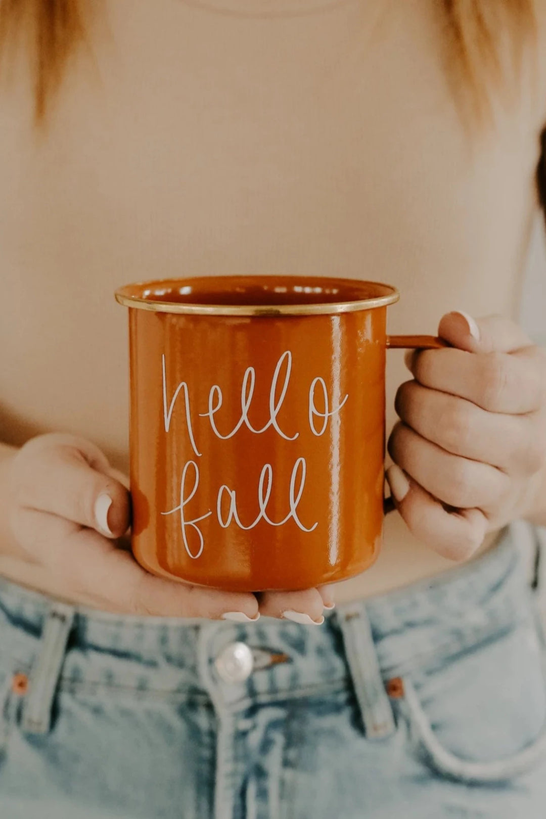 SWEET WATER DECOR - HELLO FALL CAMPFIRE COFFEE MUG