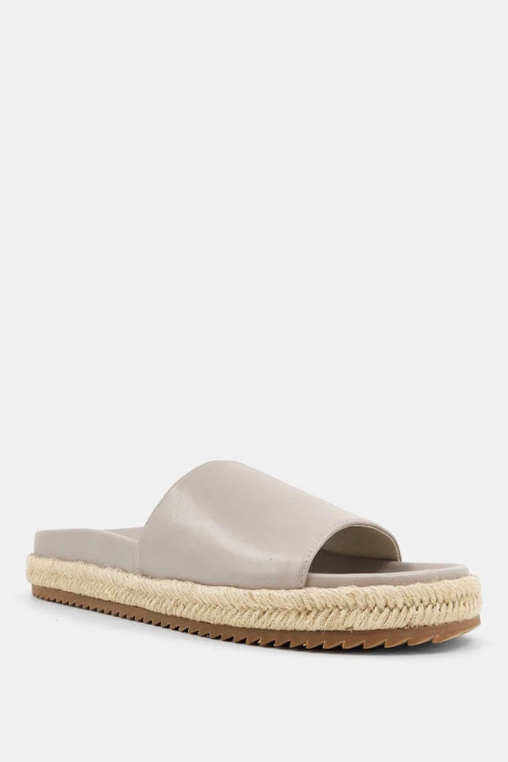 Cristiana Espadrille Slide Sandals - Taupe-SHUSHOP-drinkingwaterbeekman