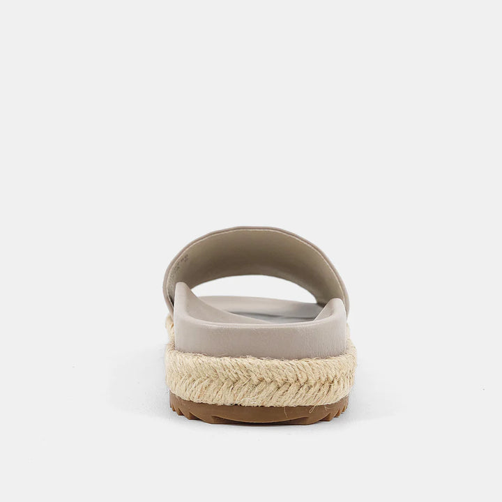 Cristiana Espadrille Slide Sandals - Taupe-SHUSHOP-drinkingwaterbeekman