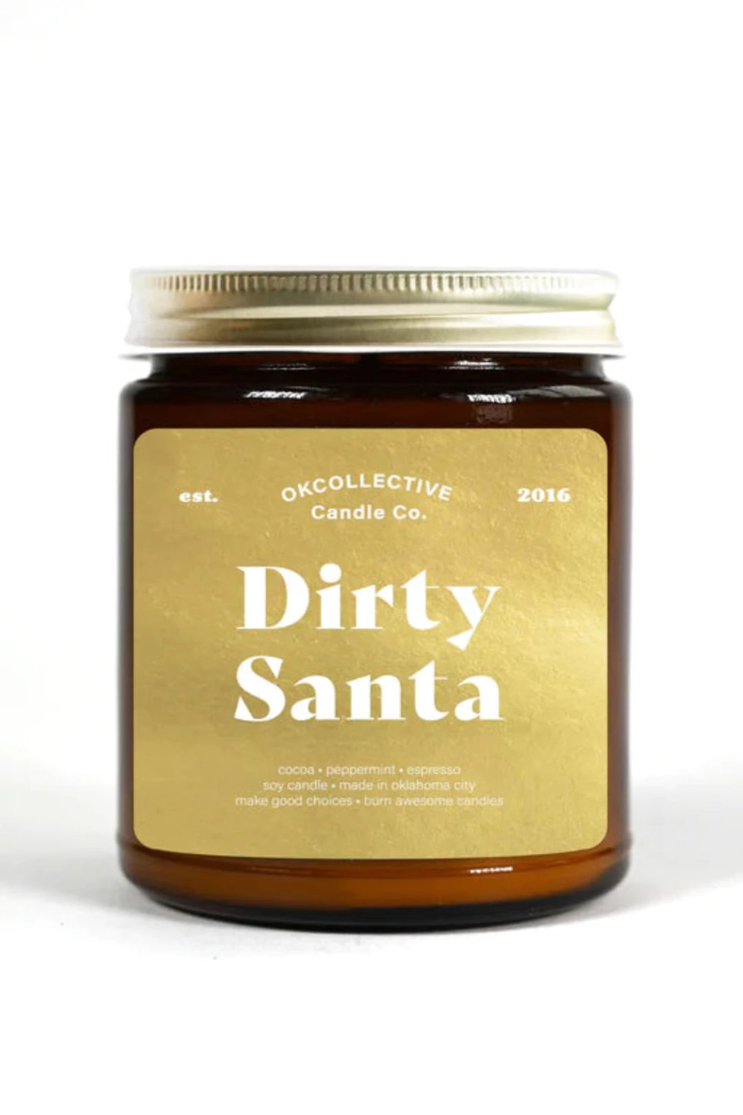 OkCollective Candle Co. - Holiday Soy Candles - 8oz-OKcollective Candle Co.-drinkingwaterbeekman