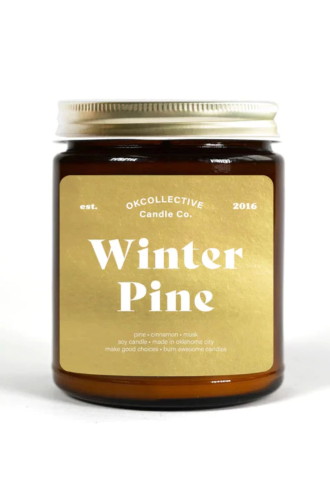 OkCollective Candle Co. - Holiday Soy Candles - 8oz