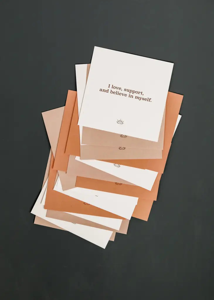 SHOWER AFFIRMATION CARDS - WELLNESS-JaxKelly-drinkingwaterbeekman