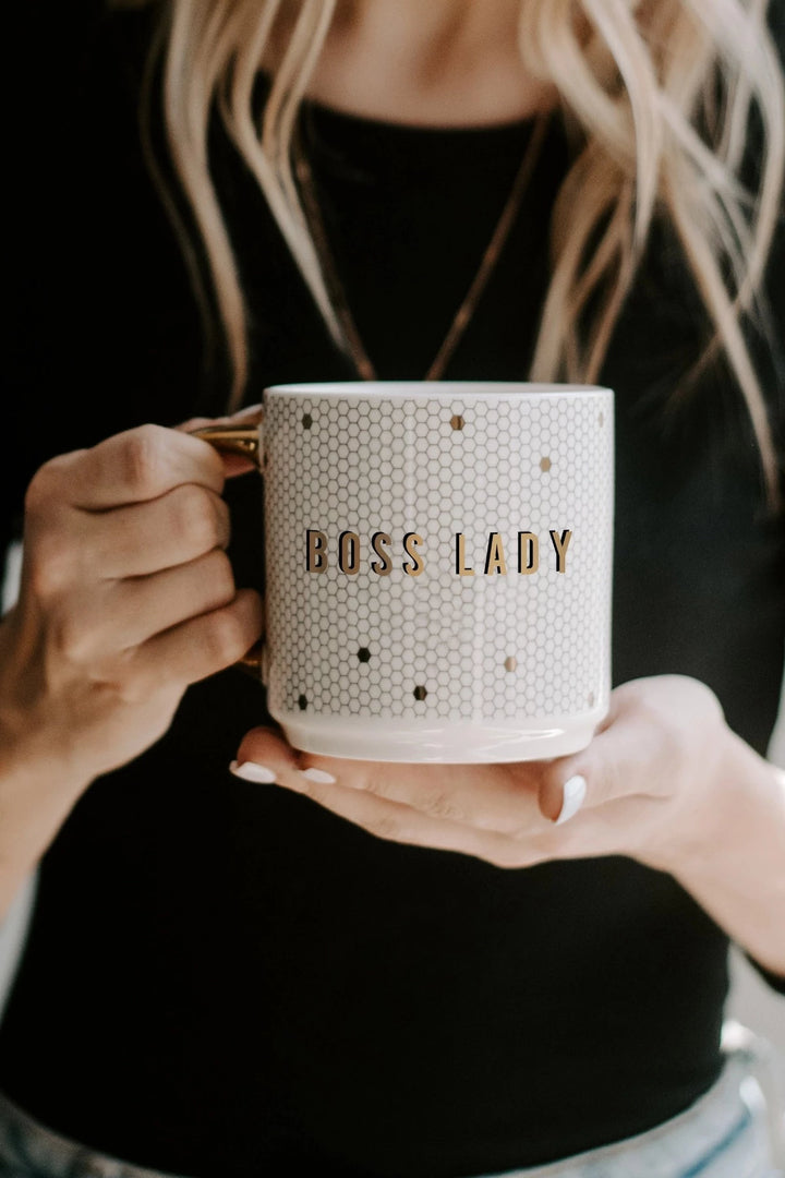 SWEET WATER DECOR - BOSS LADY TILE COFFEE MUG-Sweet Water Decor-drinkingwaterbeekman