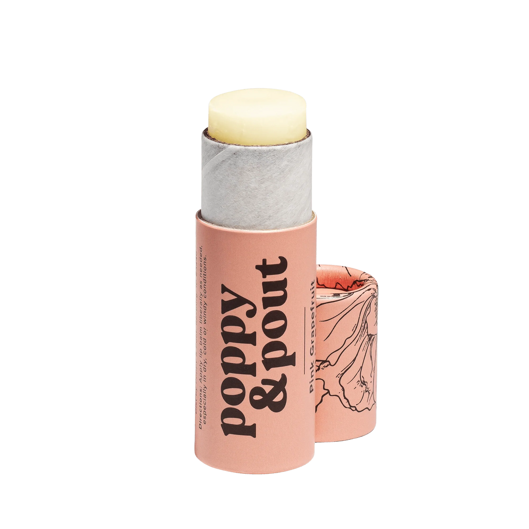 Poppy & Pout - Lip Balm - Pink Grapefruit-POPPY & POUT-drinkingwaterbeekman