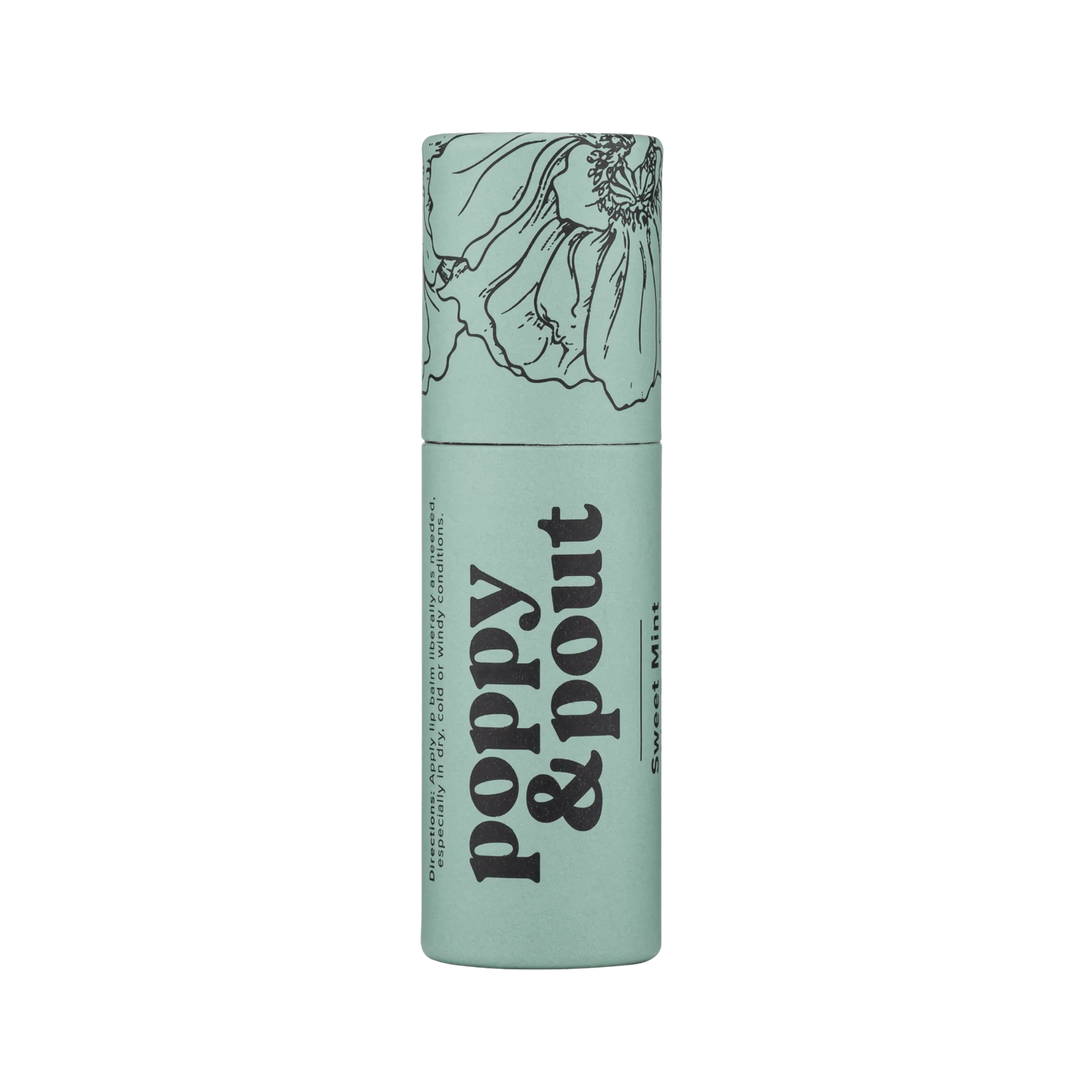 Poppy & Pout - Lip Balm - Sweet Mint-POPPY & POUT-drinkingwaterbeekman