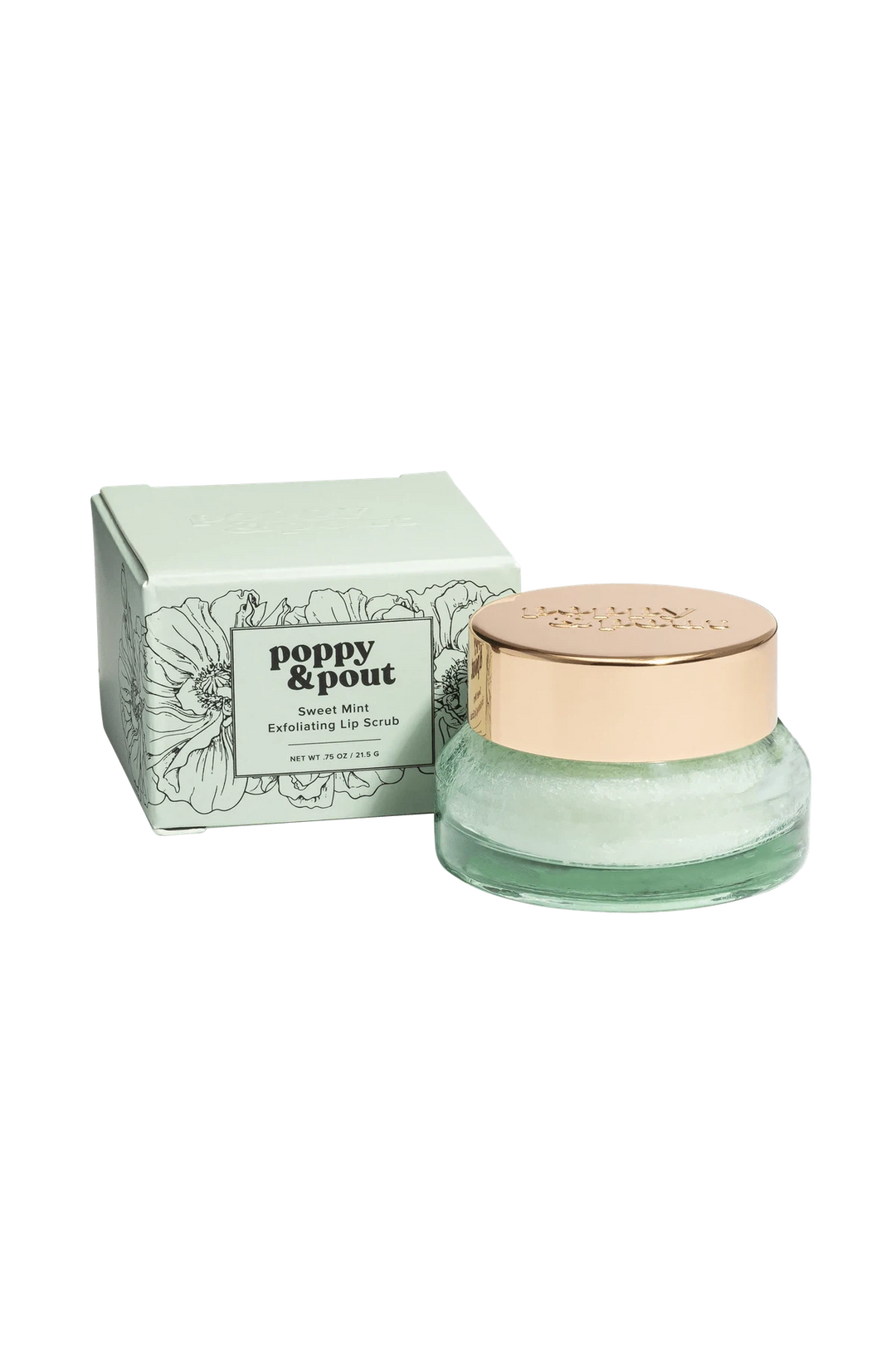 Poppy & Pout - Lip Scrub - Sweet Mint-POPPY & POUT-drinkingwaterbeekman