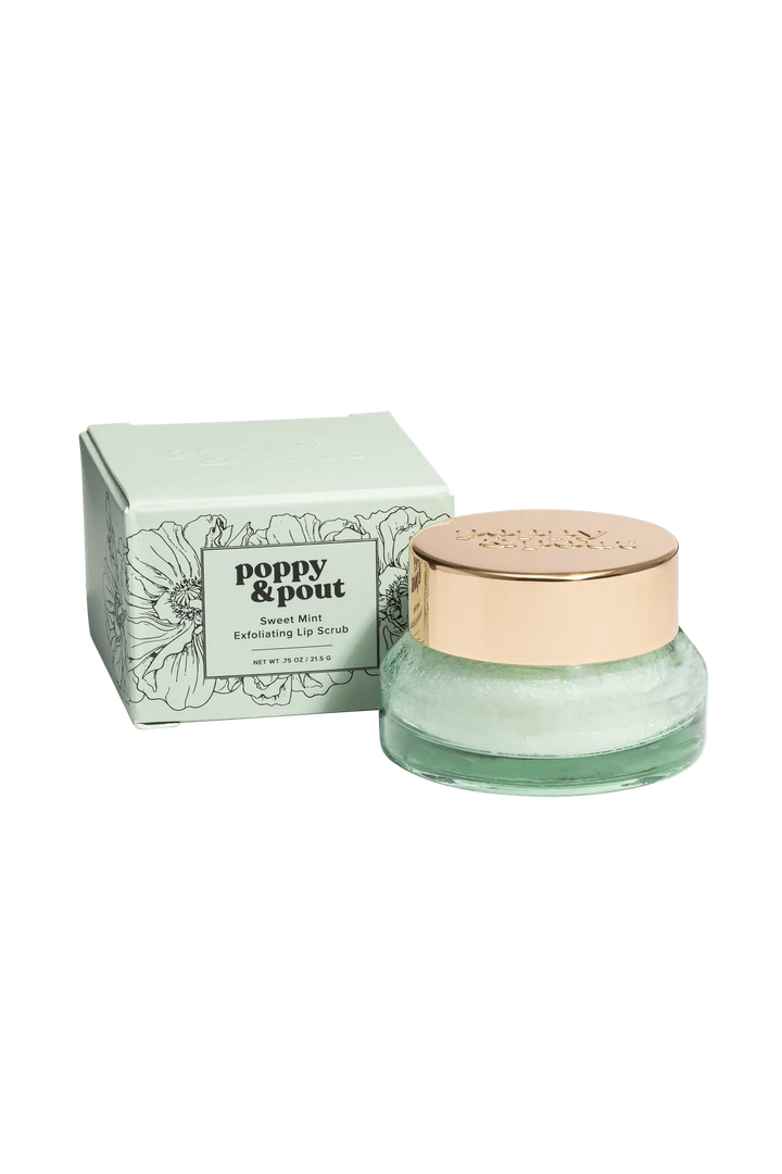 Poppy & Pout - Lip Scrub - Sweet Mint-POPPY & POUT-drinkingwaterbeekman