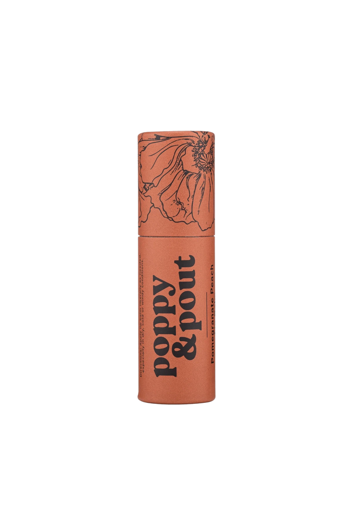 Poppy & Pout - Lip Balm - Pomegranate Peach-POPPY & POUT-drinkingwaterbeekman