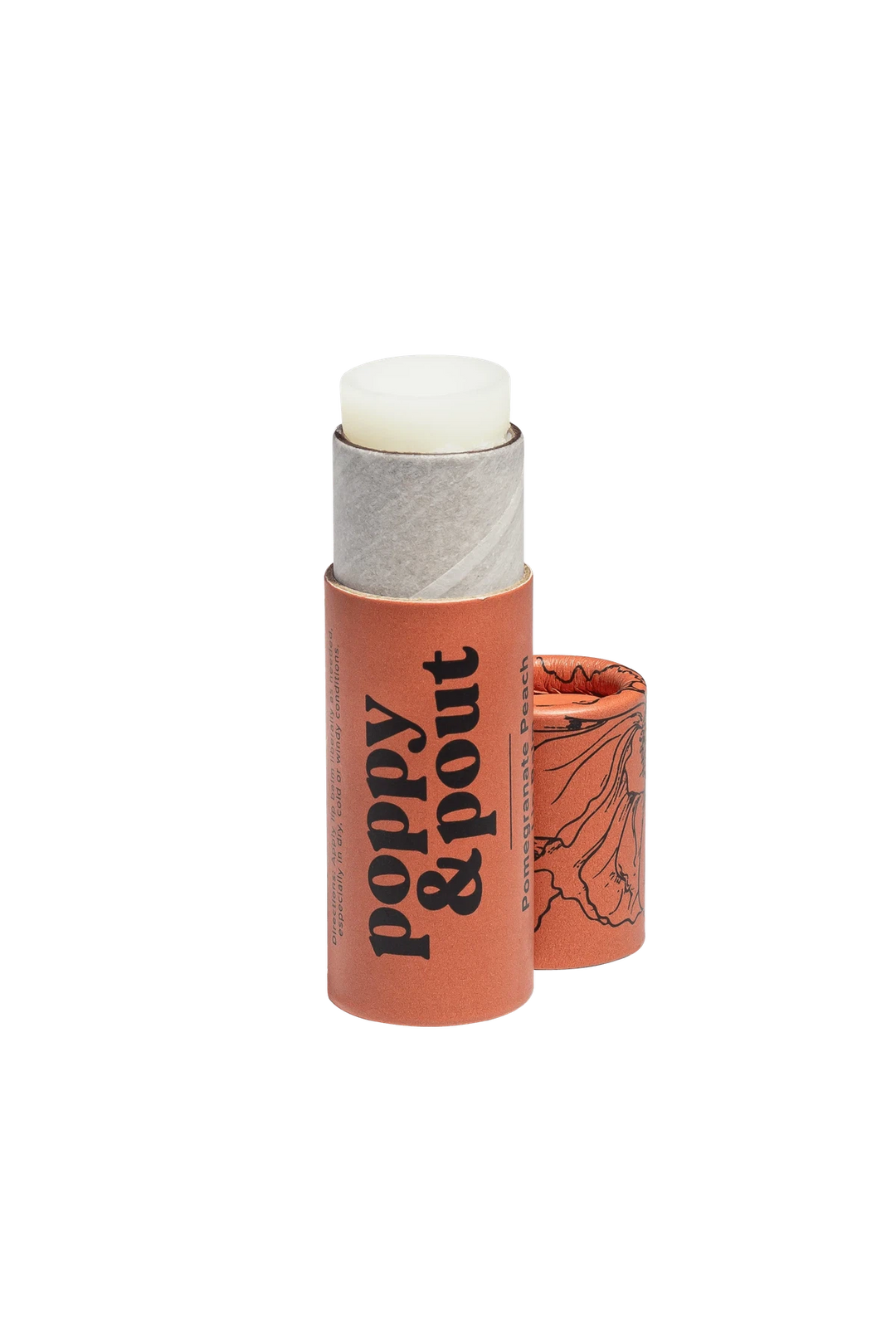 Poppy & Pout - Lip Balm - Pomegranate Peach